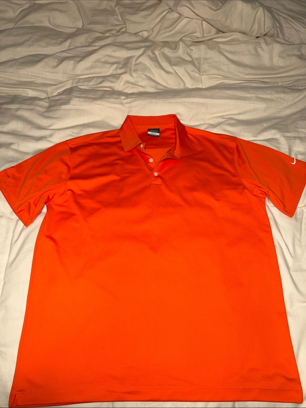 Nike Men's Bright Orange Performance Golf Polo